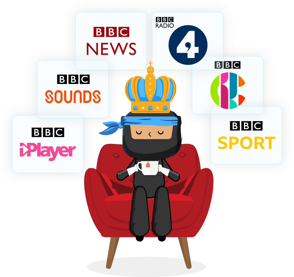 VPNCity ninja BBC content